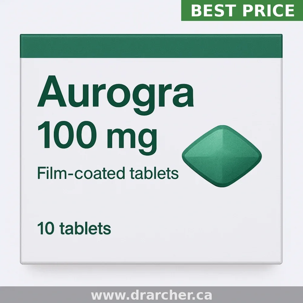About Aurogra 100mg in Canada — Erectile Dysfunction Treatment Overview