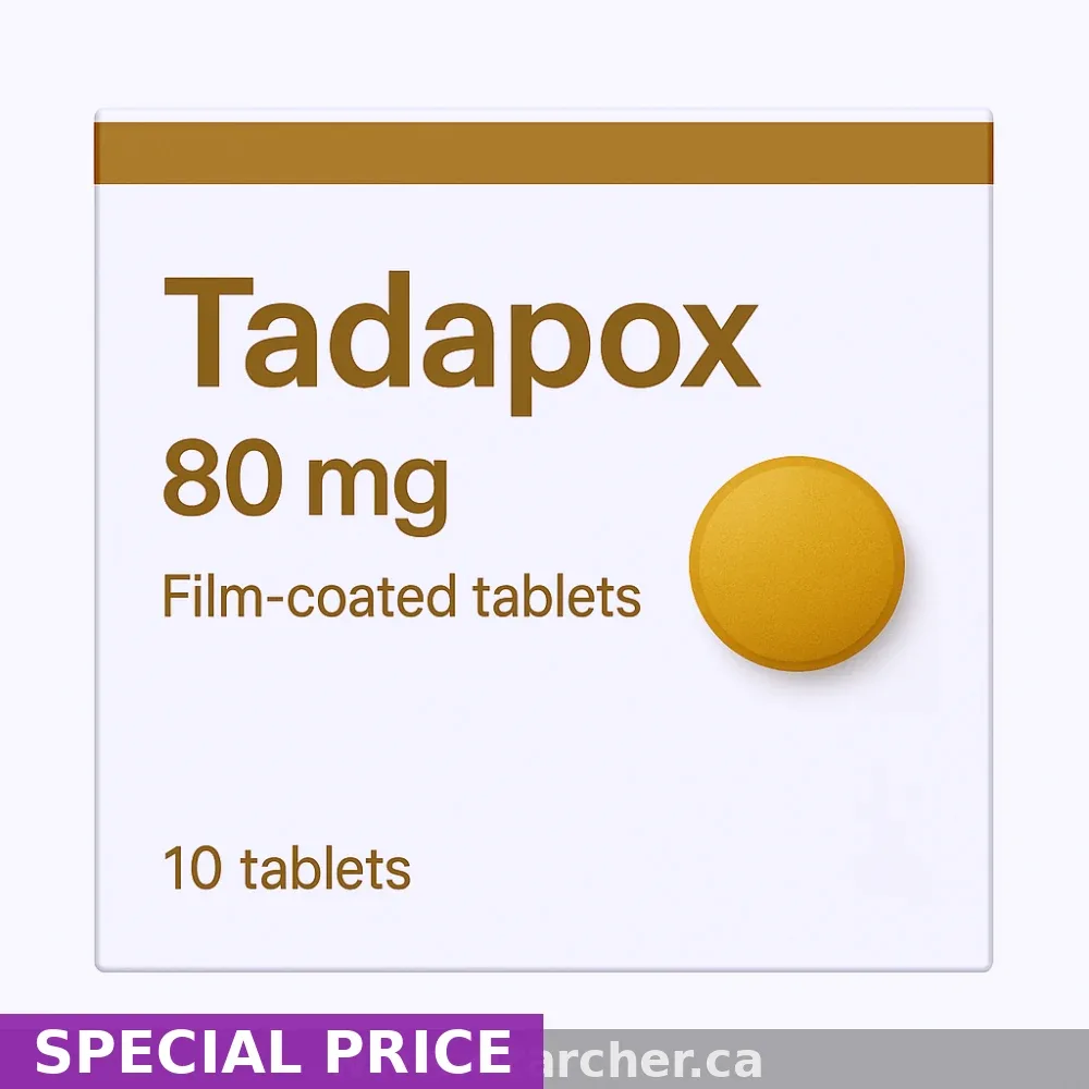 Buy Tadapox 20/60mg Tablets Vancouver — Tadalafil Erectile Dysfunction & Premature Ejaculation Online From $1.74