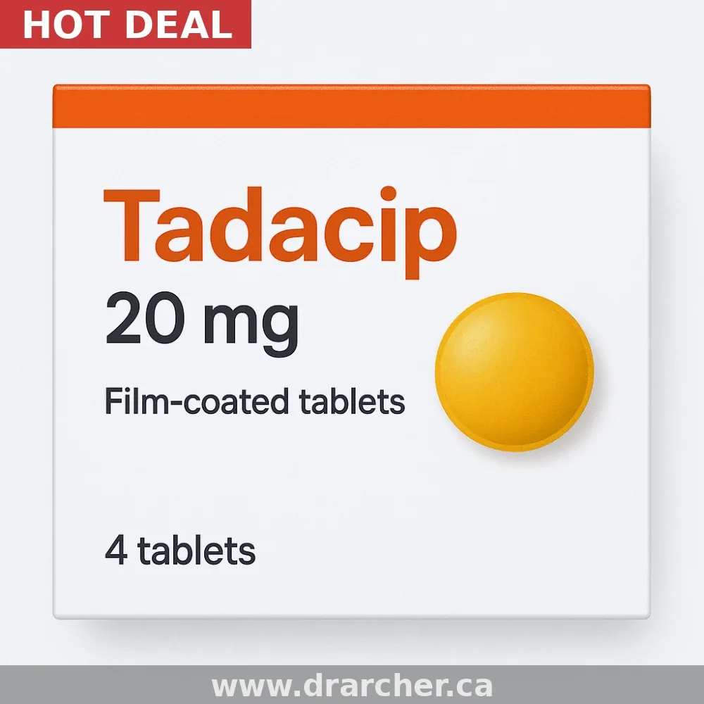 Tadacip for Erectile Dysfunction in Canada — How It Works and Where to Get It