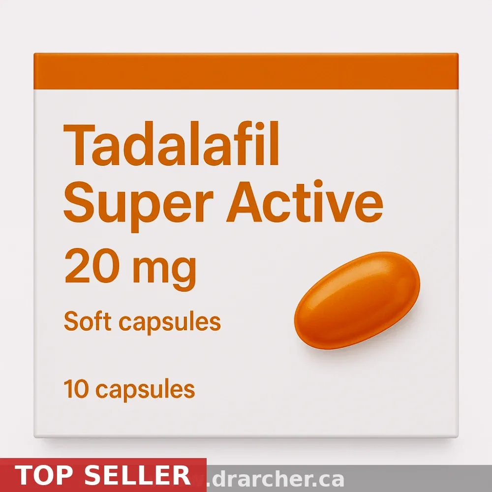 Cialis Super Active 20mg for Erectile Dysfunction — Buy Tadalafil Online | Fast Delivery From $1.45